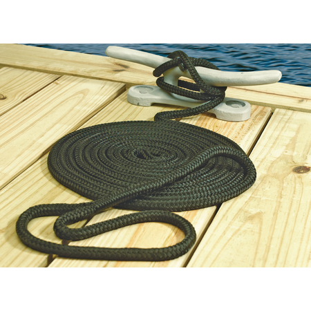 Seachoice Double Braid Nylon Dock Line, Navy, 1/2" x 15' 39851